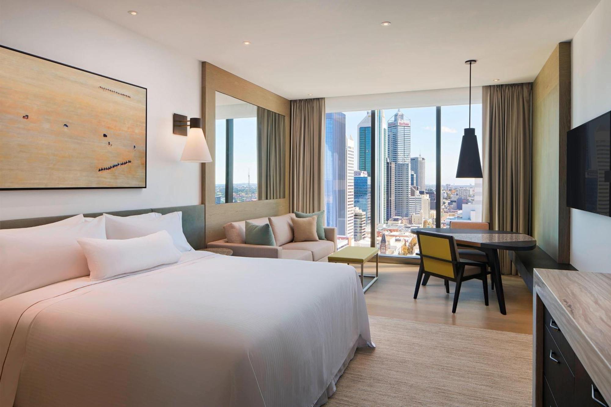 The Westin Perth Hotel Exterior photo A guest room at the hotel